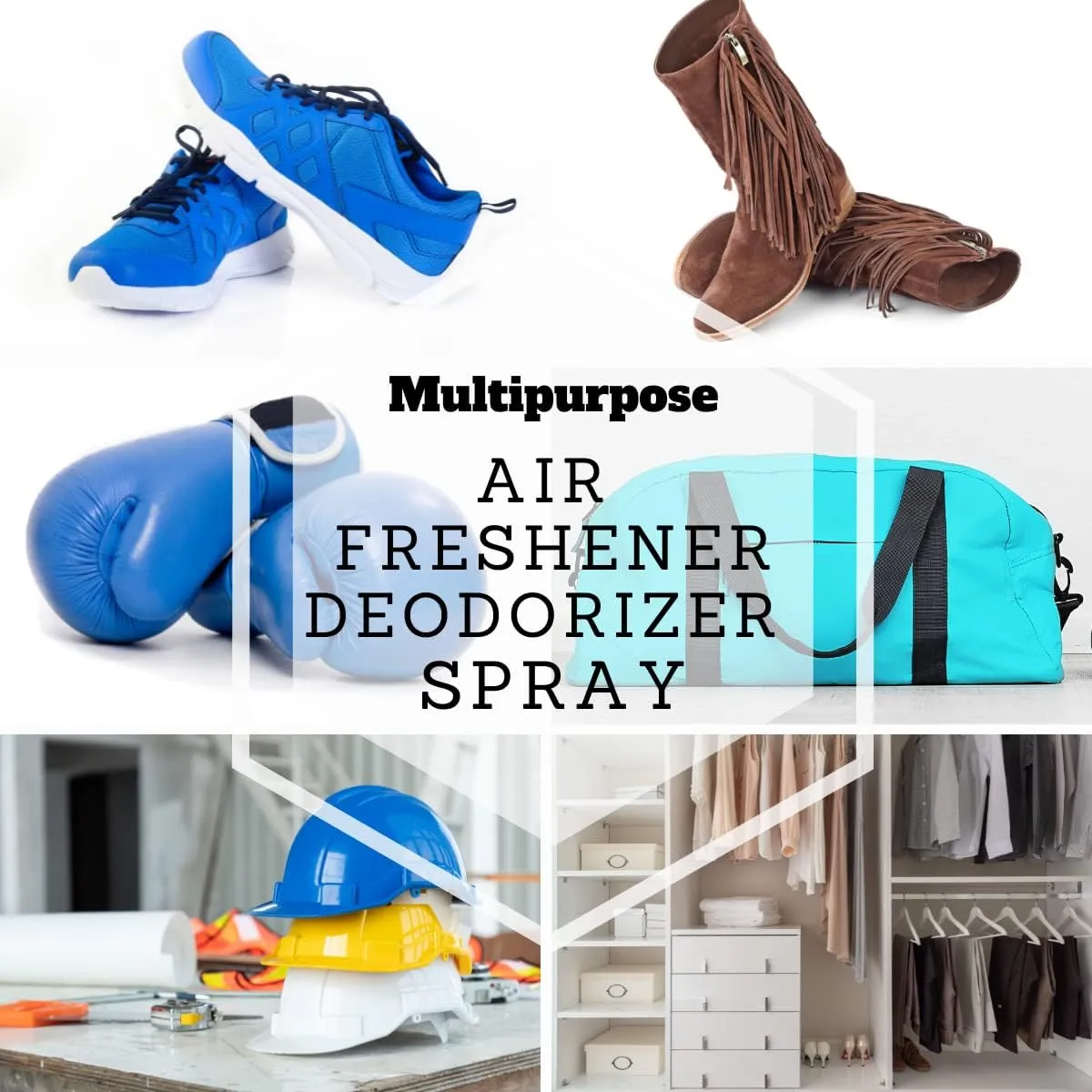 Air Jungles Shoe Deodorizer Spray, Ocean Scent, Shoe Odor Smell Eliminator for Sneaker, Boot and Locker, Gym Bag Deodorizer, Freshener for Stinky Shoes
