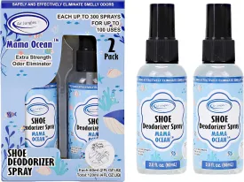 Air Jungles Shoe Deodorizer Spray, Ocean Scent, Shoe Odor Smell Eliminator for Sneaker, Boot and Locker, Gym Bag Deodorizer, Freshener for Stinky Shoes