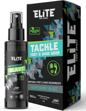 Elite Sportz Shoe Deodorizer and Foot Spray - Popular Peppermint Foot Spray and Shoe Freshener - 4 OZ
