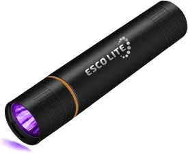 ESCOLITE 385nm Mini UV Black Light Flashlight, Handheld Ultraviolet Flashlight Pocket Pet Urine Detector for Dog Urine, Pet Stains and Bed Bug Including Battery and Stickable Stand