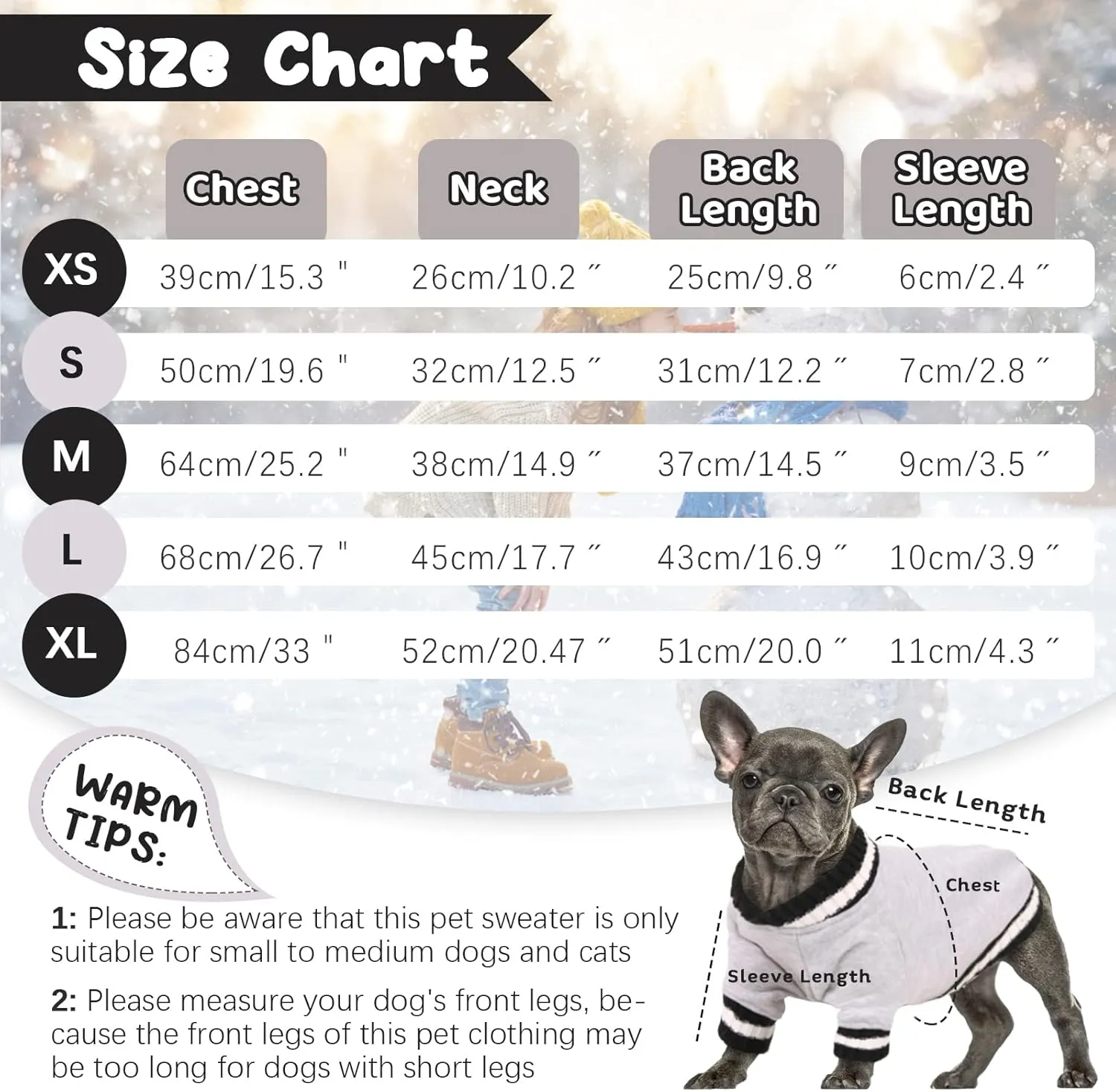 FUAMEY Dog Pullover SweatshirtDog Winter Sweaters Warm Dog Clothes Dog Vest Thick Puppy Pullover Soft Pet Fleece Sweater Cute Doggie Boy Girl Outfit for Small Medium Dogs Lavender M