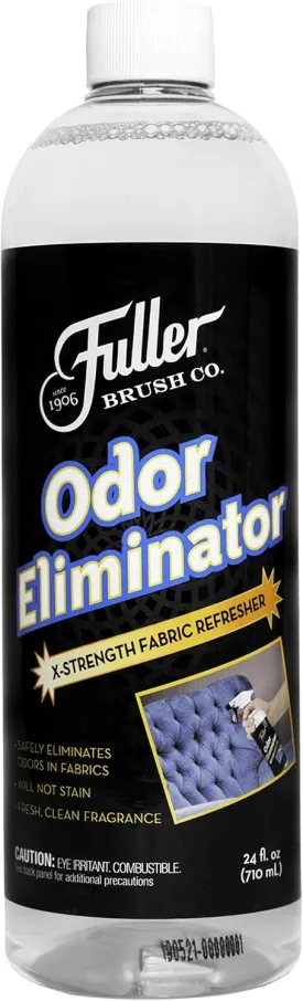 Fuller Brush Odor Eliminator Extra Strength Fabric Refresher Bottle - Refreshing Deodorizer For Cloths - Clean Fresh Scent For Linen, Clothing, Carpet, Upholstery & Car Interior (1 Pack)
