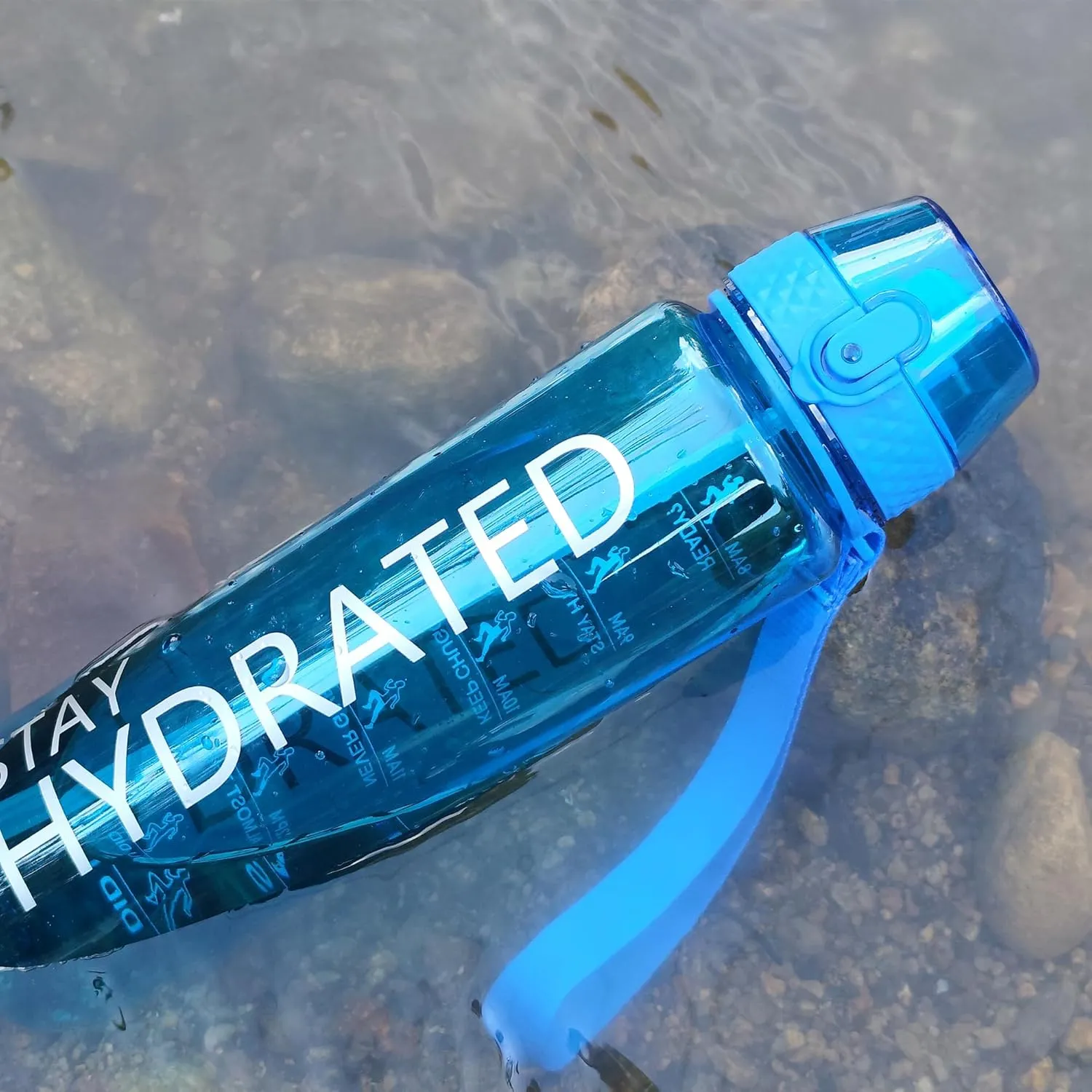 GOPPUS Clear Water Bottle With Straw 32oz Clear Sports Water Bottles Motivational with Time Marker Tritan BPA Free Clea Plastic Water Bottle Wide Mouth for Gym Travel Home School Office