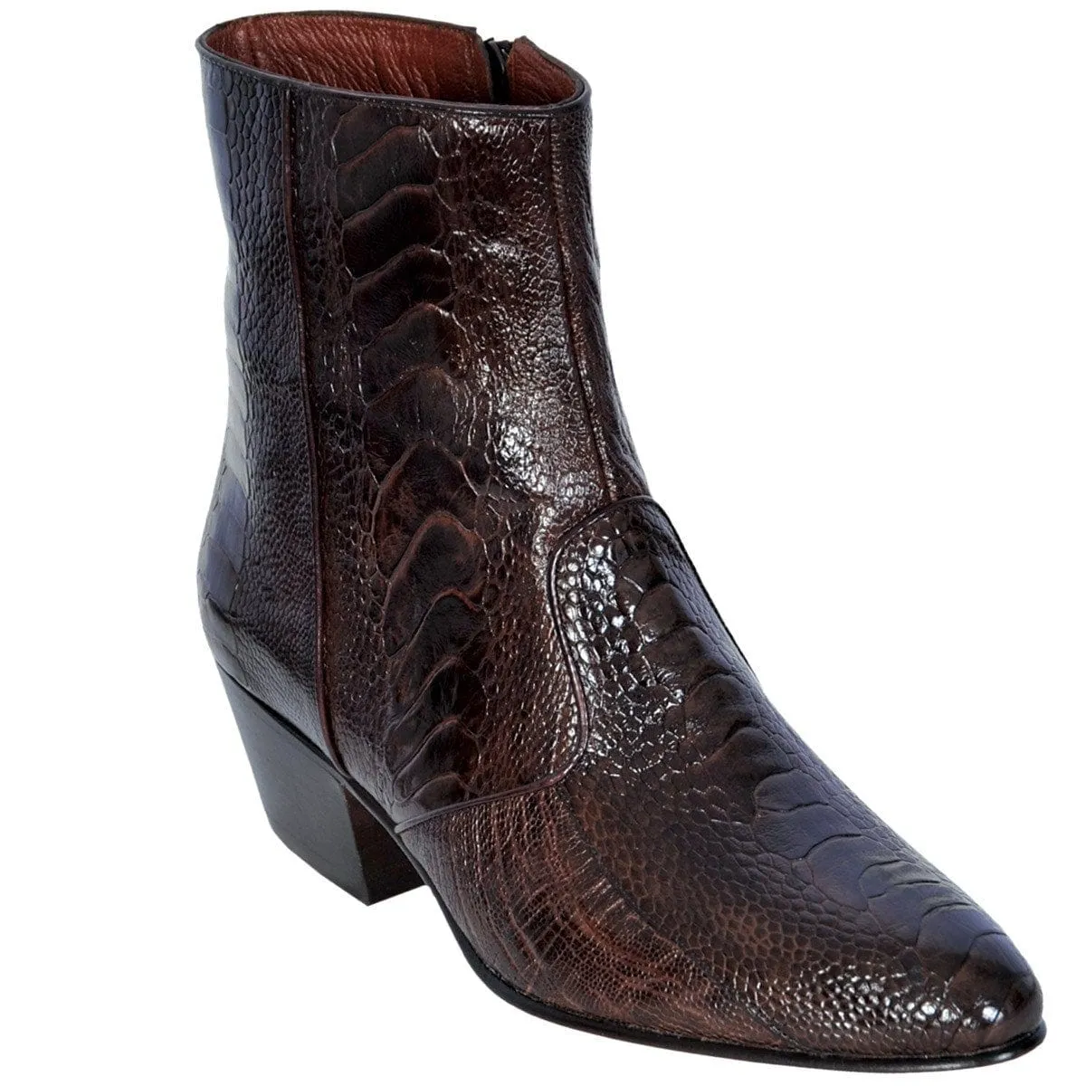 Men's Los Altos Ostrich Leg Ankle Boots 6305
