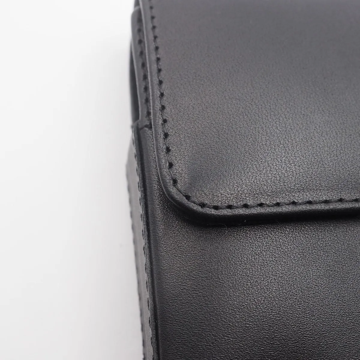 Miyoo Mini Plus v2 v3 v4 Real Genuine Leather Case - Uno Bridge Poker Playing Card Single Deck Holder (for Miyoo Mini Plus Black Black)
