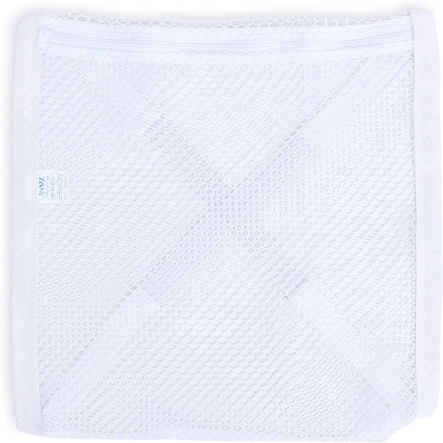 Smart Design Sneaker Dryer & Wash Bag w/ Elastic Straps - Durable Fabric - for Shoes, Clothing, & Laundry - Home Organization (15.5 x 15.5 Inch) [White]
