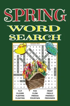 Spring Word search Paperback  March 10, 2025